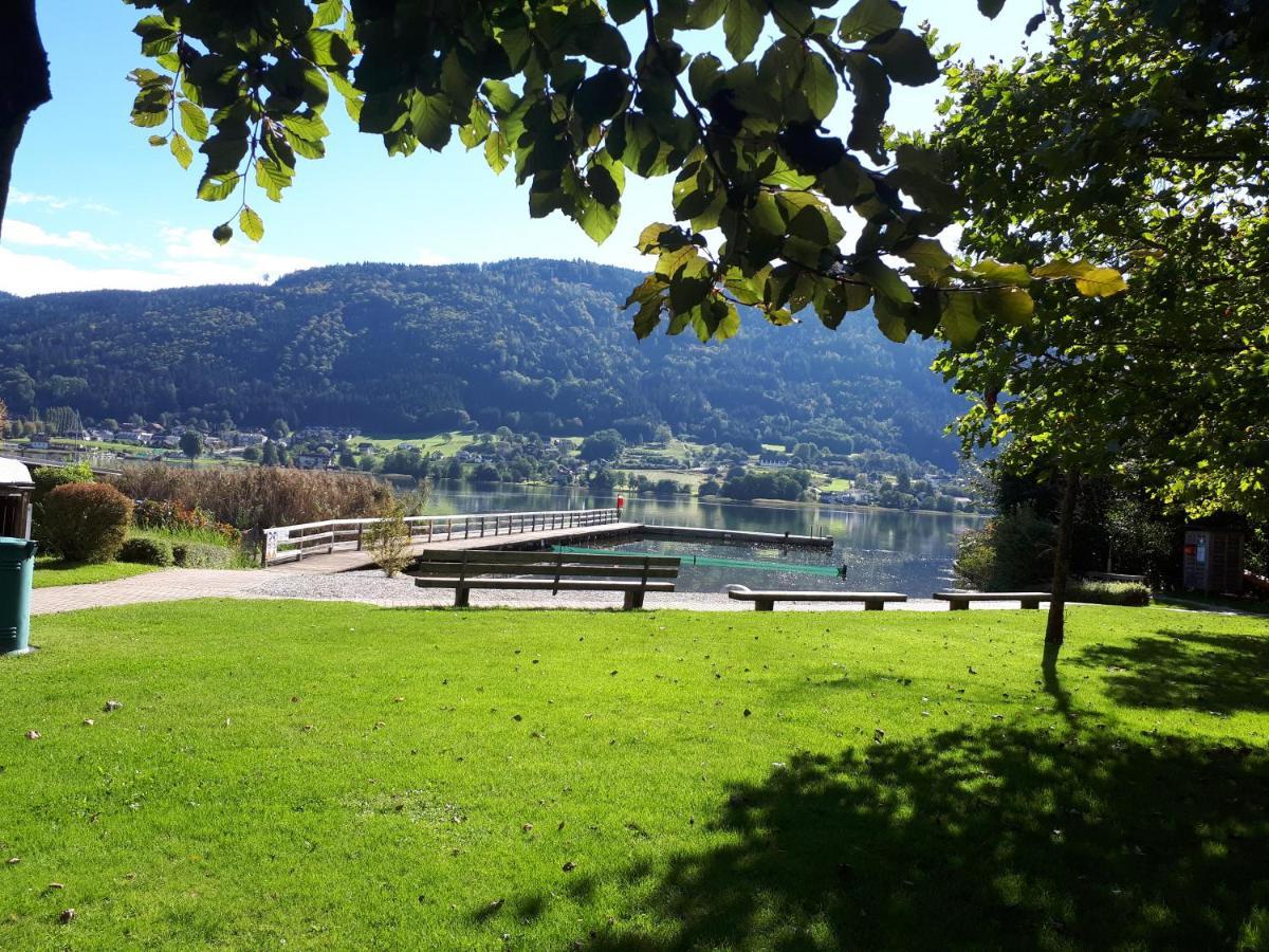 Kaspar Haus Kmb Seeblick Appartement Am Ossiacher See Mit Direktem Seezugang, Hallenbad Bodensdorf Esterno foto
