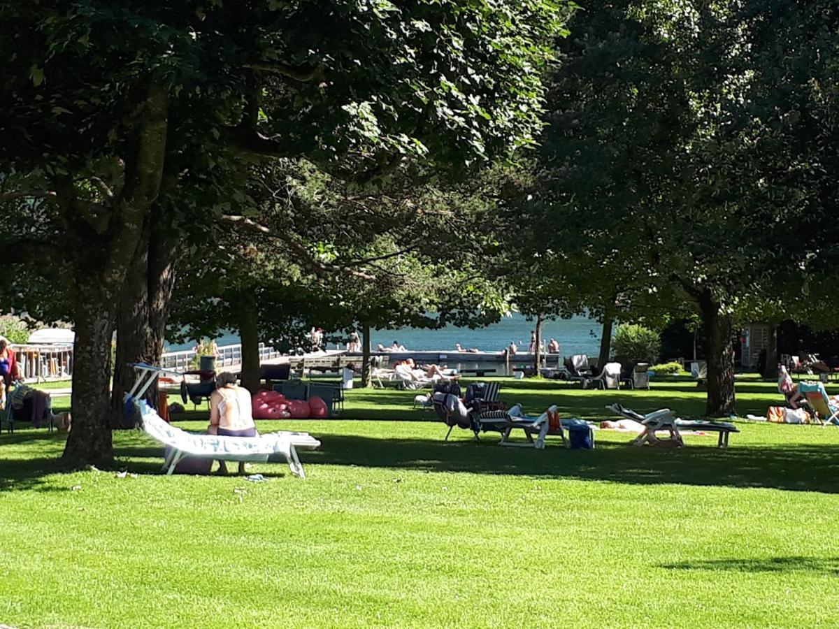 Kaspar Haus Kmb Seeblick Appartement Am Ossiacher See Mit Direktem Seezugang, Hallenbad Bodensdorf Esterno foto
