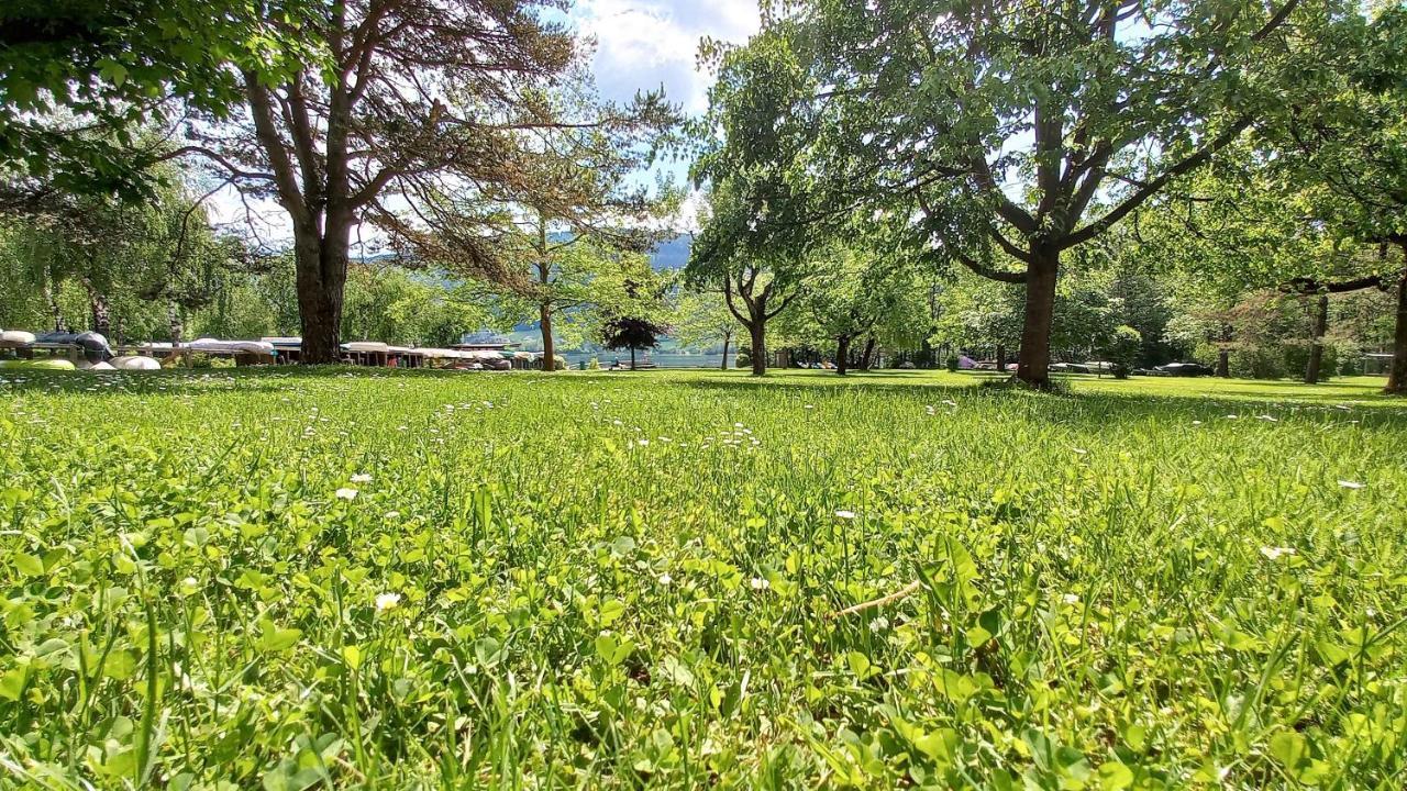 Kaspar Haus Kmb Seeblick Appartement Am Ossiacher See Mit Direktem Seezugang, Hallenbad Bodensdorf Esterno foto